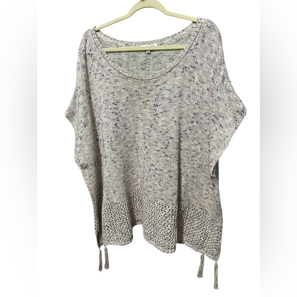 Johnny Was lavender/gray one size tops